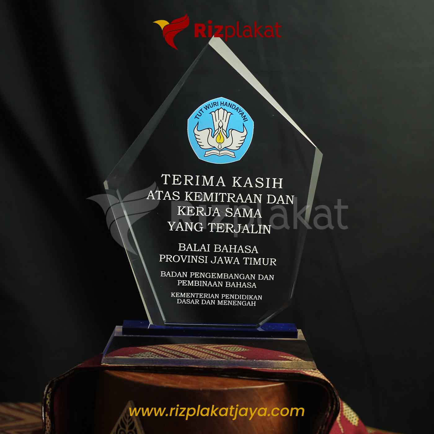 Plakat Akrilik Ucapan Terima Kasih