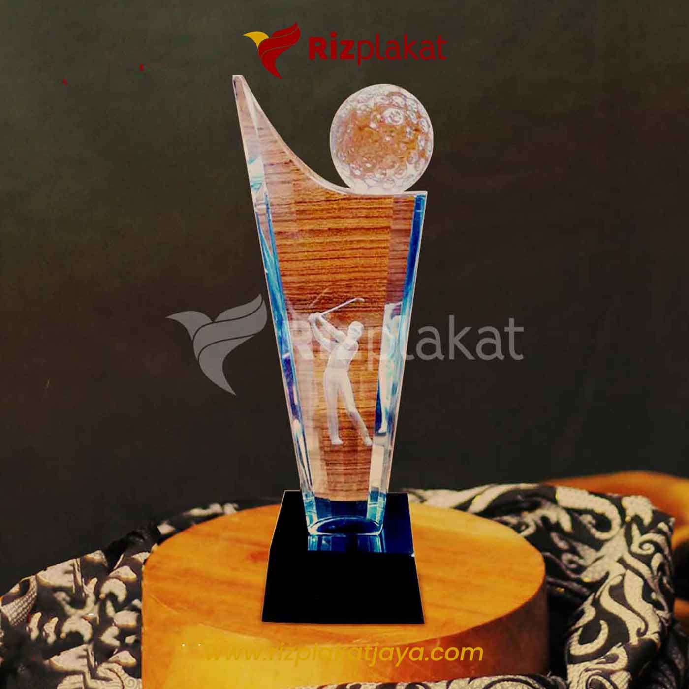 Plakat Kristal Golf Eksklusif